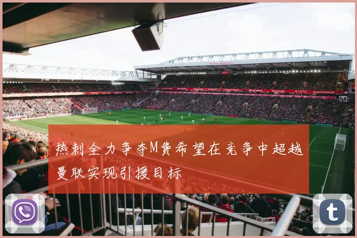 热刺全力争夺M费希望在竞争中超越曼联实现引援目标